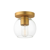  Knox Flush Mount Ceiling Light - Natural Aged Brass