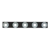  Helio 4 or More Bulb Bathroom Lighting - Black