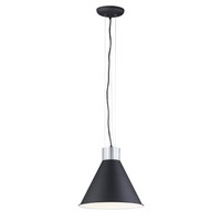  Storehouse Down Light Pendant Light - Satin Aluminum / Black