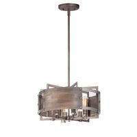  Outland Down Light Pendant Light - Barn Wood / Weathered Zinc