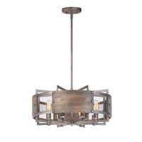 Outland Down Light Pendant Light - Barn Wood / Weathered Zinc