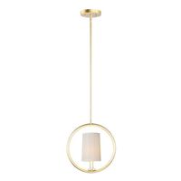  Meridian 1 Bulb Wall Sconce - Natural Aged Brass