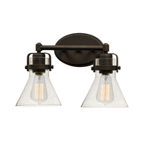  Seafarer 2 Bulb Bathroom Lighting - Oil Rubbed Bronze