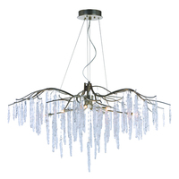  Willow Large Foyer Chandelier Chandelier - Silver Gold