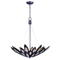  Lotus Up Light Pendant Light - Burnished Bronze