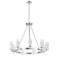  Crescendo Large Foyer Chandelier Chandelier - Satin Nickel