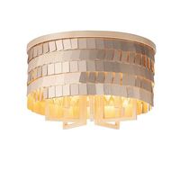  Glamour Flush Mount Ceiling Light - Champagne / Gold