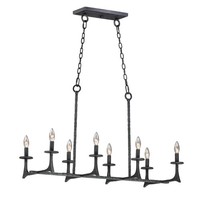  Anvil Linear Pendant Pendant Light - Natural Iron