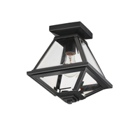  Prism Flush Mount Ceiling Light - Black