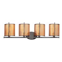  Caspian Multi Bulb Wall Sconce - Oil Rubbed Bronze / Antique Brass