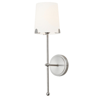 Huntington 1 Bulb Wall Sconce - Satin Nickel