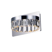  Icycle 1 Bulb Wall Sconce - Polished Chrome