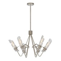  Milano Mid Sized Chandelier Chandelier - Polished Nickel