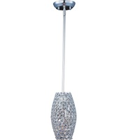  Glimmer Mini-Pendant Pendant Light - Plated Silver