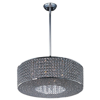  Glimmer Entrance / Foyer Pendant Light - Plated Silver