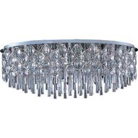  Jewel Flush Mount Ceiling Light - Polished Chrome