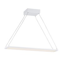  Wafer Linear Pendant Pendant Light - White