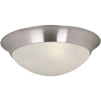  Essentials - 5850 Flush Mount Ceiling Light - Satin Nickel