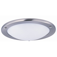  Portal LED Flush Mount Ceiling Light - Satin Nickel