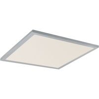  Flush Mount Ceiling Light - White / Brushed Aluminum