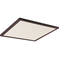  Flush Mount Ceiling Light - White / Bronze