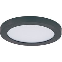  Flush Mount Ceiling Light - White / Black