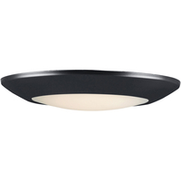 Flush Mount Ceiling Light - White / Black