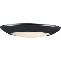  Flush Mount Ceiling Light - White / Black