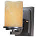 Maxim M21141SCRE Rustic Ebony 1 Bulb Wall Sconce