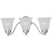 Maxim M2122FTSN Satin Nickel 3 Bulb Bathroom Light