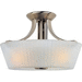 Maxim M21501FTSN Satin Nickel Semi Flush Mount Ceiling Light