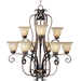 Maxim M22246WSPD Platinum Dusk Mid Sized Chandelier