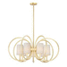 Maxim M25297OFNAB Natural Aged Brass Mid Sized Chandelier