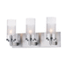 Maxim M26323CLFTSN Satin Nickel Multi Bulb Wall Sconce