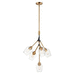 Maxim M26343CLABBK Antique Brass / Black Multi Light Pendant