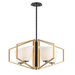 Maxim M26355SWGLDBK Gold / Black Up Light Pendant