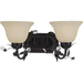 Maxim M2864FIOI Oil Rubbed Bronze 2 Bulb Bathroom Light