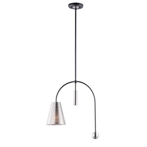 M10086BKSN Filter Mini-Pendant Pendant Light - Black / Satin Nickel