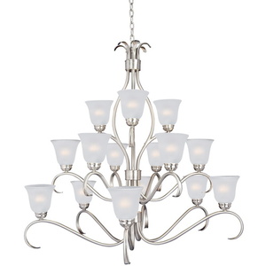 M10129FTSN Basix Large Foyer Chandelier Chandelier - Satin Nickel M10129FTSN Basix Large Foyer Chandelier Chandelier - Satin Nickel