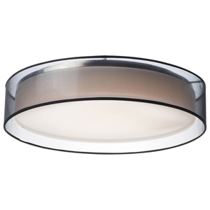 M10237BO Prime Flush Mount Ceiling Light - Black Organza M10237BO Prime Flush Mount Ceiling Light - Black Organza
