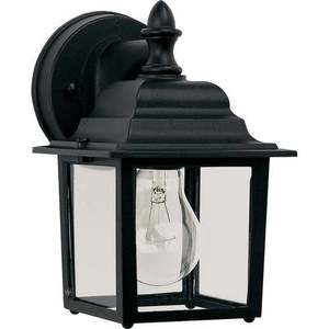 M1025BK Builder Cast Entrance Outdoor Wall Light - Black