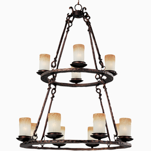 M10977WSOI Notre Dame Large Foyer Chandelier Chandelier - Oil Rubbed Bronze / Wilshire