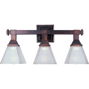 M11078FTOI Brentwood 3 Bulb Bathroom Lighting - Oil Rubbed Bronze