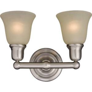 M11087SVSN Bel Air 2 Bulb Bathroom Lighting - Satin Nickel