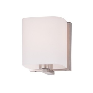 M11251SWSN Wrap 1 Bulb Wall Sconce - Satin Nickel M11251SWSN Wrap 1 Bulb Wall Sconce - Satin Nickel