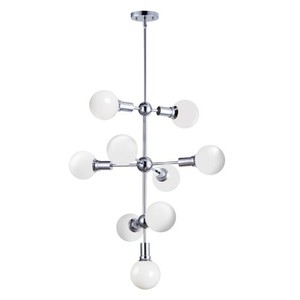 M11349PC Molecule Entrance / Foyer Pendant Light - Polished Chrome