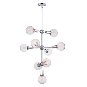 M11349PCBULG40CL Molecule Down Light Pendant Light - Polished Chrome