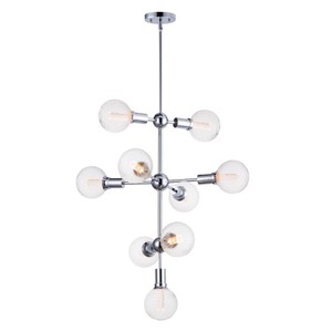 M11349PCBULG40PR Molecule Down Light Pendant Light - Polished Chrome M11349PCBULG40PR Molecule Down Light Pendant Light - Polished Chrome