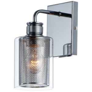 M11531CLPC Filigree 1 Bulb Wall Sconce - Polished Chrome