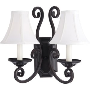 M12218OISHD123 Manor Multi Bulb Wall Sconce - Oil Rubbed Bronze